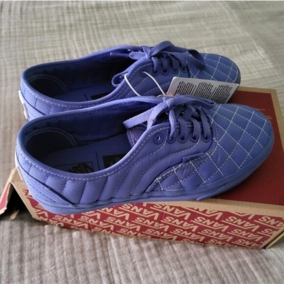 Vans Opening Ceremony Women Size 8 Authentic Quilted Baja Blue Gf 112025 - Picture 8 of 8